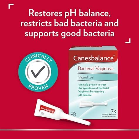 Canesten Canesbalance Bacterial Vaginosis Gel 7s Health Superdrug