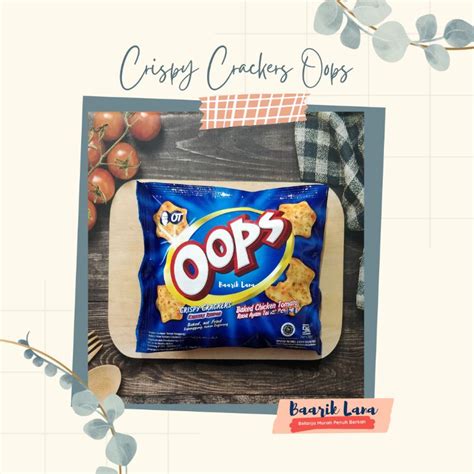 Jual Renceng Snack Crispy Crackers Oops Pcs Renceng Shopee