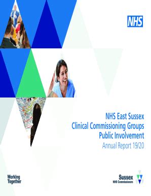 Fillable Online NHS East Sussex Clinical Commissioning Groups Public