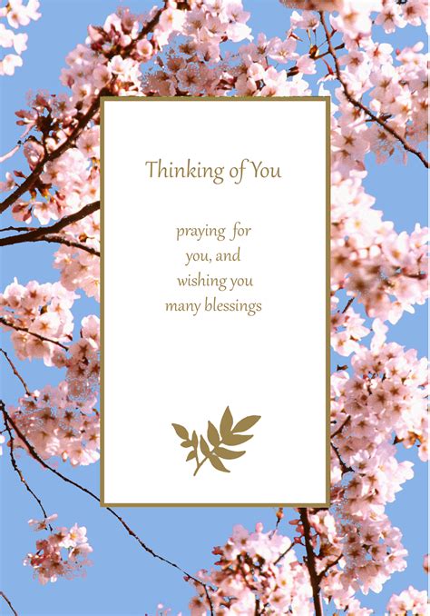 Thinking Of You Religious Cards A077 Pack Of 12