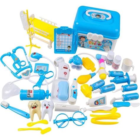 Pcs Malette Docteur Enfant Jouets D Guisement De Jouets Du Docteur