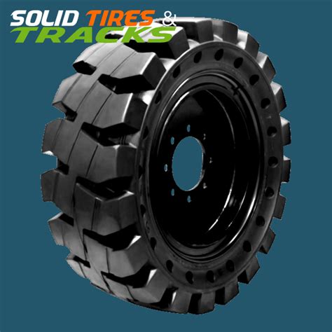 Solid tires for skid steer loaders 10x16.5 for online sale - solidtiresandtracks.com