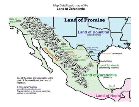 The Book of Mormon geography lands and map with DNA evidence