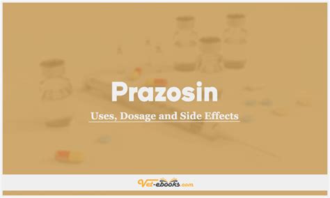 Prazosin Dose For Dogs & Cats | Vet Drugs List