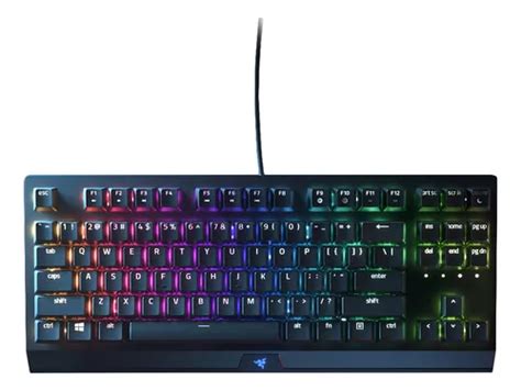 Teclado gamer Razer Blackwidow V3 Tenkeyless QWERTY Razer Yellow inglés