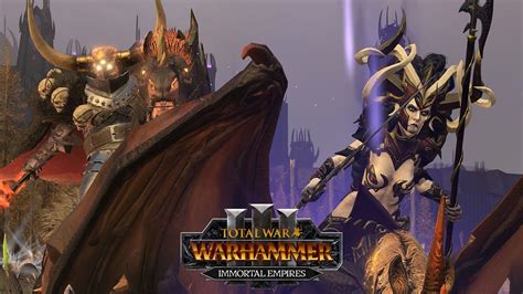 Archaon Is Huge New Warriors Of Chaos Vs Dark Elves Total War