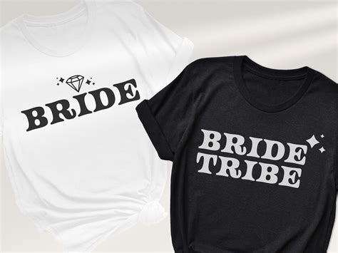 Bride Tribe Svg Bundle Retro Bride Svg Bridal Party Svg Wedding Svg Bachelorette Svg