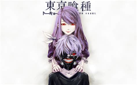 Rize And Kaneki A Stunning Tokyo Ghoul Hd Wallpaper