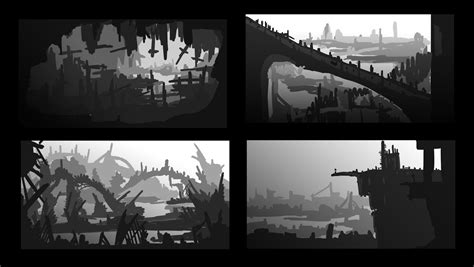 Landscape Thumbnail Landscape Drawings Environmental Art