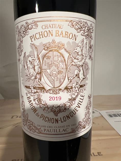 2019 Château Pichon Longueville Baron France Bordeaux Médoc