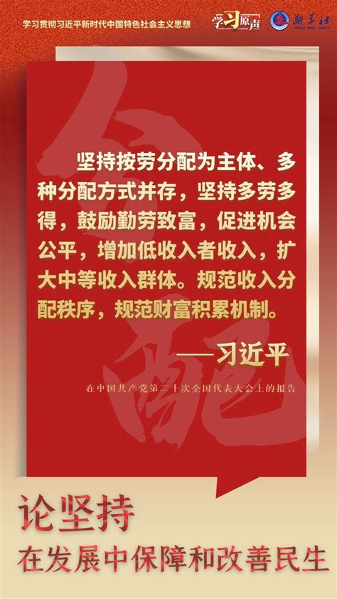 学习原声·聆听金句｜论坚持在发展中保障和改善民生 时事要闻 舜网新闻