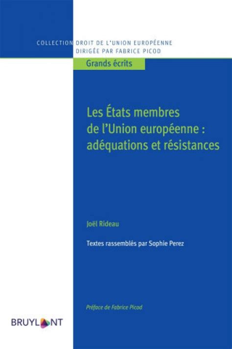 Les Tats Membres De Lunion Europ Enne Ad Quations Et R Sistances