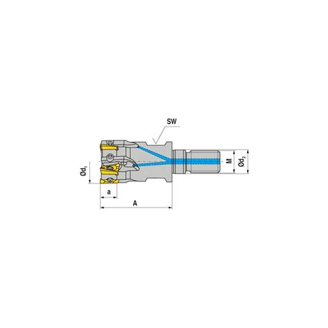 Ceratizit Indexable Square Shoulder End Mills Minimum Cutting