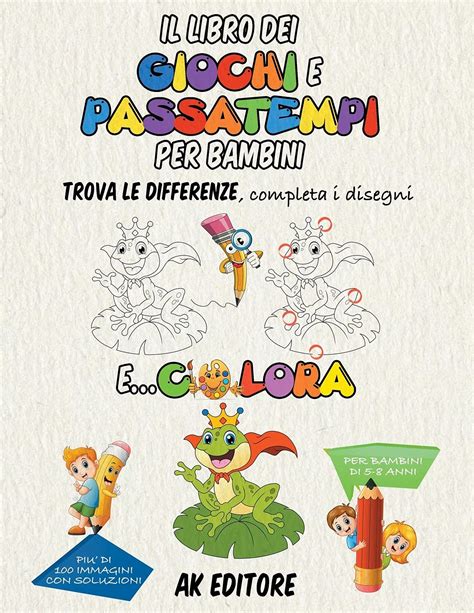 Buy Il Libro Dei Giochi E Passatempi Per Bambini Trova Le Differenze