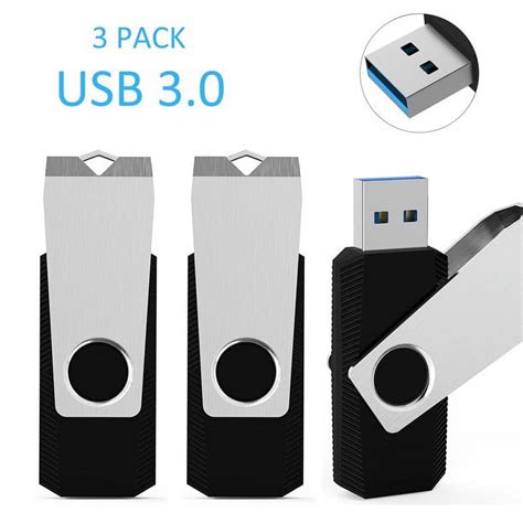 KOOTION 3 Pack 64 GB USB 3 0 Flash Drive Portable Thumb Drives Memory