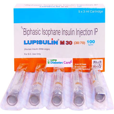 Lupisulin M 30 100iuml Injection 5 X 3 Ml Uses Side Effects Price