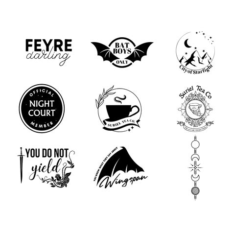 ACOTAR Svg Bundle ACOTAR Files Cricut Acotar Velaris SVG Bundle