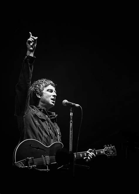 HD Wallpaper Oasis Band Noel Gallagher Monochrome Rock Bands