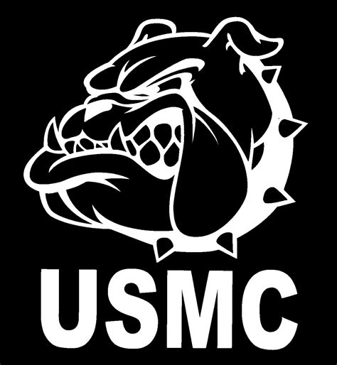 Usmc Bulldog Marine Corps Symbol Drawing Free Image Download