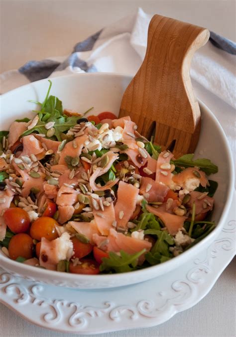 Cozinha Fresh Salada De Salm O Fumado E Ch Vre E O Regresso