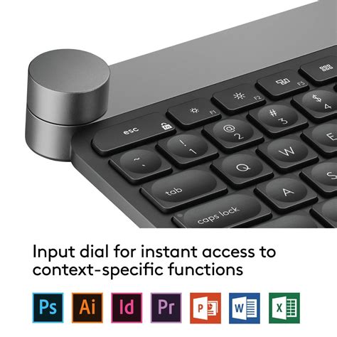 Logitech Craft Advanced Wireless Bluetooth Keyboard With Creative