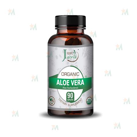 Just Jaivik Organic Aloe Vera Caplets Star Mart