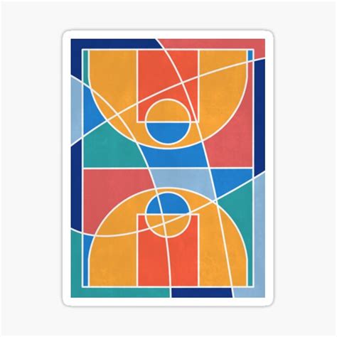 Basketball Court Sticker By Friendslist Redbubble