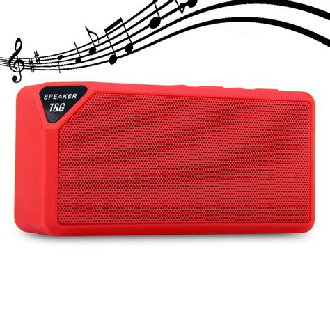 X3 Bluetooth V2 1 Mini Wireless Portable Speaker With Fm Radio Usb Input Red Yoibo