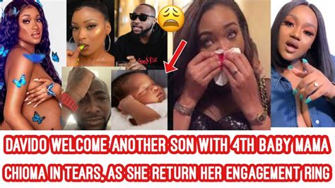 Chioma In Tears Davido Welcome Another Son With Th Baby Mama Return