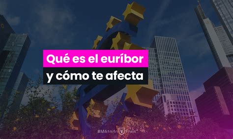 Qué es el euríbor y cómo te afecta MétodoFree