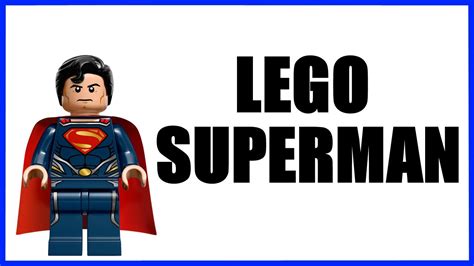 Фигурка LEGO Superman Figure Супермен - YouTube