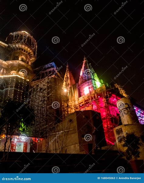 Varanasi Ghat at Evening during Dev Diwali Stock Image - Image of ferry ...