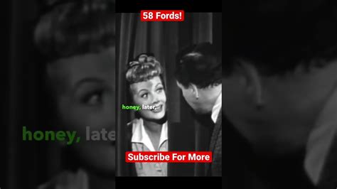 Rare I Love Lucy Video Selling 1958 Fords YouTube