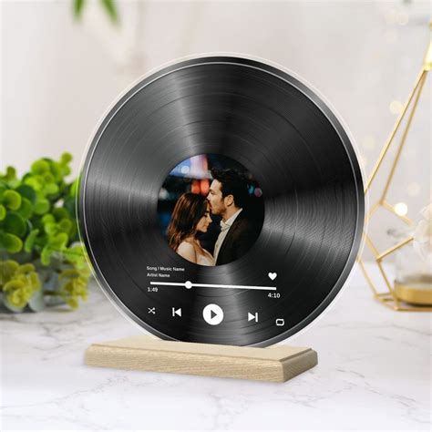 Personalized Song Record Custom Acrylic Plaque Anniversary Etsy