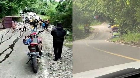 Video Viral Kecelakaan Tunggal Truk Terbalik Di Jalan Trans Sulawesi