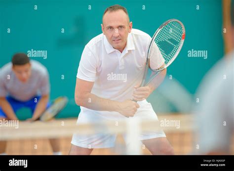 Male tennis players Stock Photo - Alamy