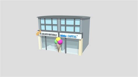 Gelateria Oltr D Model By Kiwicoach C E A Sketchfab