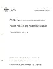 ICAO Annex 13 To The Convention On International Civil Aviation