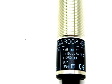 New Efector Ifm Iga3008 Bpkg Ig5398 Inductive Sensor Iga3008bpkgig5398 Sb Industrial Supply Inc