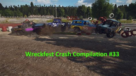 Wreckfest Crash Compilation Youtube