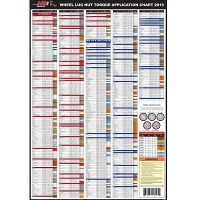 Ascot Laminated 2019 Torque Chart - 016168-02019 | Rubber Inc. | B2B Tire Equipment Distribution ...