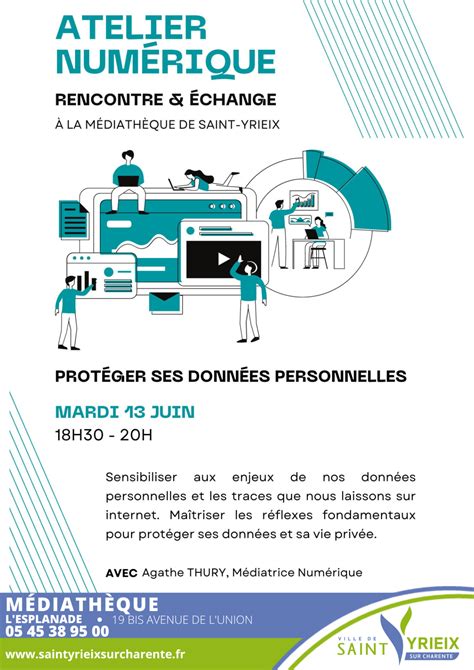 Numérique - Protéger vos données personnelles - Saint-Yrieix-sur-Charente