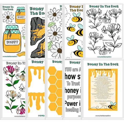 Honey in the Rock Printable Set Digital Download - Etsy