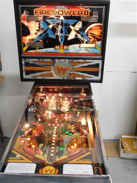 Sold 1983 Williams Firepower Ii 1 Pinball Restorations Llc