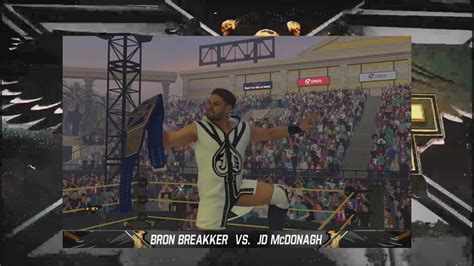 BRON BREAKKER VS JD MCDONAGH WWE NXT WWE 2K23 TQSVERSE YouTube