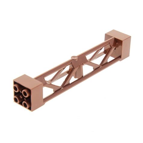 1 X Lego System Stütze Reddish Rot Braun 2x2x10 Säule Pfeiler Träger Pillar Girder Triangular