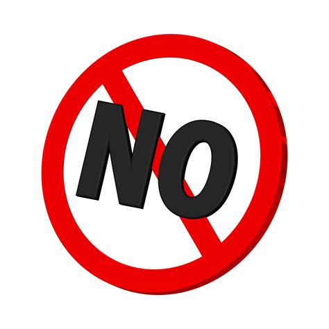 Not Allowed 3D Icon Prohibited Sign 3D Rendering 17350076 PNG