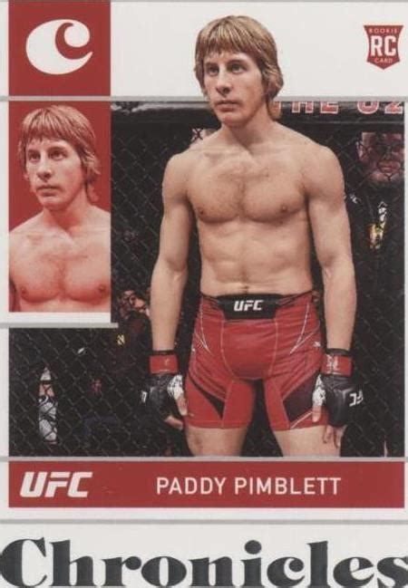 Paddy Pimblett Prices Panini Chronicles Ufc Ufc Cards