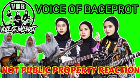 VOICE OF BACEPROT VOB NOT PUBLIC POPERTY REACTION YouTube