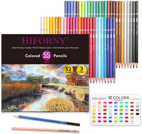 Tongfu Crayons De Couleur Professionnel Base D Huile Ecriture